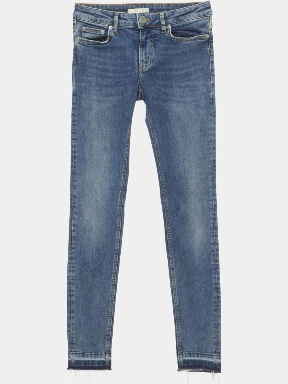 Maje Probin Skinny released Raw Hem Jeans Sz 38 6
